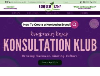 kombuchakamp.com screenshot
