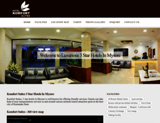 komfortsuites.com screenshot