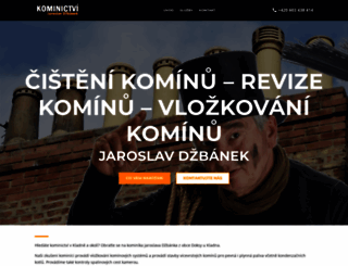 kominictvi-dzbanek.cz screenshot