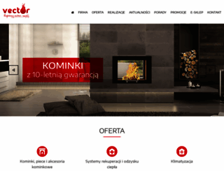 kominki-vector.pl screenshot
