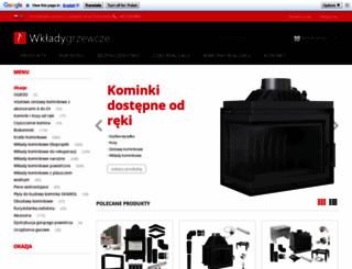 kominkisklep.com.pl screenshot