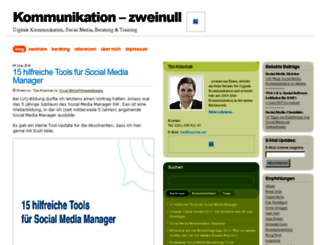 kommunikation-zweinull.de screenshot