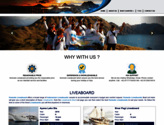 komodo-liveaboard.com screenshot