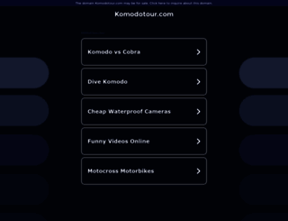 komodotour.com screenshot