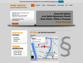 komornik-tomczak.pl screenshot