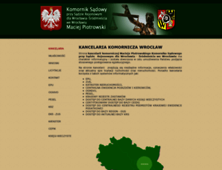 komornik-wroclaw.com.pl screenshot