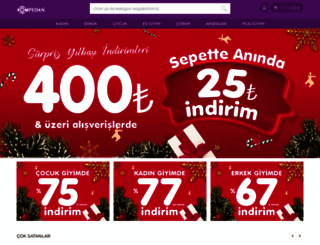 kompedan.com.tr screenshot