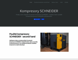 kompresory-schneider.cz screenshot