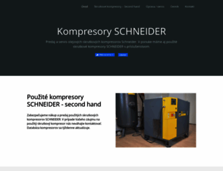 kompresory-schneider.sk screenshot