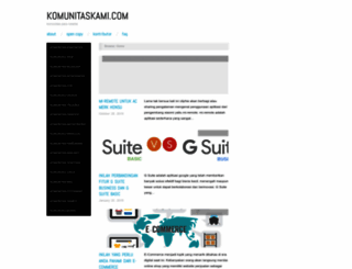 komunitaskami.com screenshot