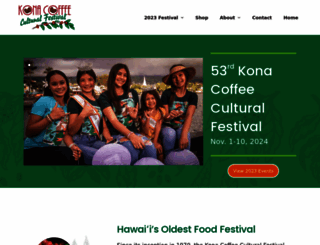 konacoffeefest.com screenshot