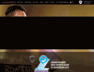 konami-pes2014.com screenshot
