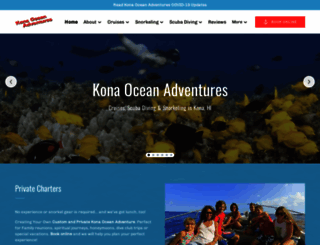 konaoceanadventures.com screenshot