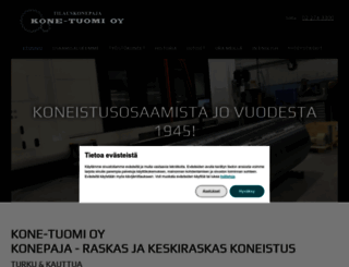 kone-tuomi.fi screenshot