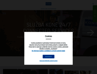 kone.cz screenshot
