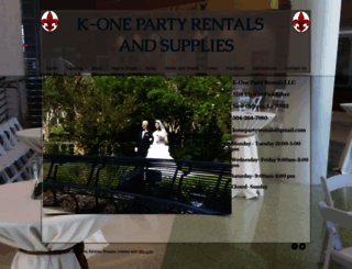 konepartyrentals.com screenshot