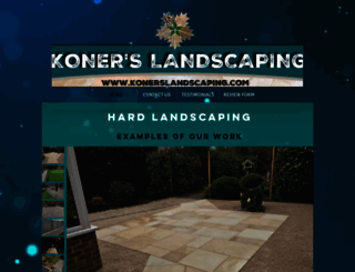 konerslandscaping.com screenshot