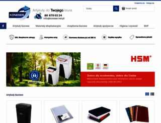 koneser.net.pl screenshot