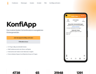 konfiapp.net screenshot