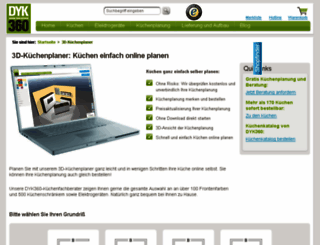 konfigurator.dyk360-kuechen.de screenshot