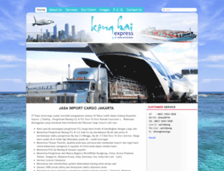 konghai-cargo.com screenshot