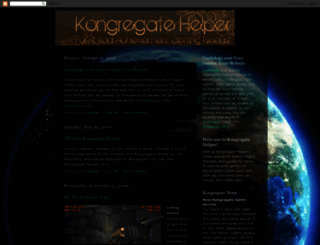 kongregatehelper.blogspot.com screenshot