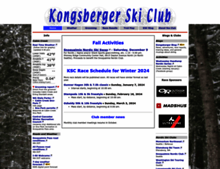 kongsbergers.org screenshot