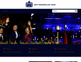 koninklijkhuis.nl screenshot