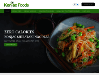 konjacfoods.com screenshot