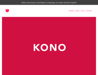 kono.de screenshot