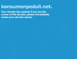 konsumenpeduli.net screenshot