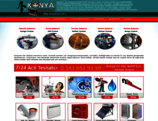 konyatesisat.com.tr screenshot