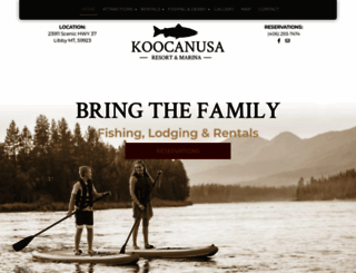 koocanusaresort.net screenshot