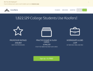 koofers.com screenshot