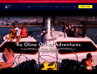 koolinaoceanadventures.com screenshot