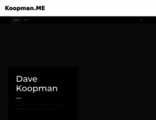 koopman.me screenshot