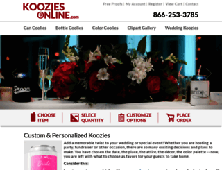 kooziesonline.com screenshot