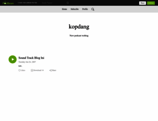 kopdang.podbean.com screenshot