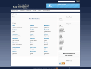 kopdirectory.com screenshot