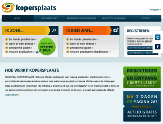 kopersplaats.nl screenshot