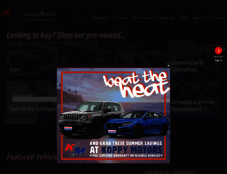 koppymotors.com screenshot