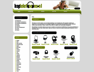 koptelefoons.nl screenshot