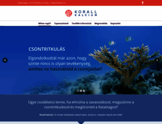 koralkalcium.hu screenshot