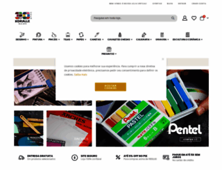 koralle.com.br screenshot