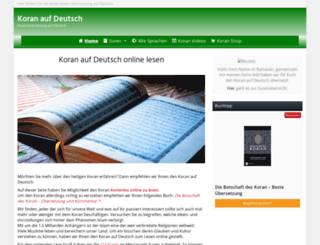 koran-auf-deutsch.de screenshot