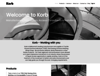 korb.com.au screenshot