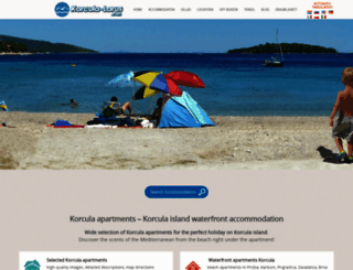 korcula-larus.com screenshot