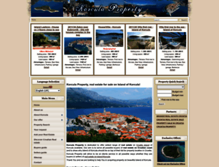 korcula-property.com screenshot