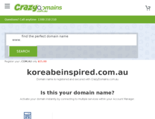 koreabeinspired.com.au screenshot