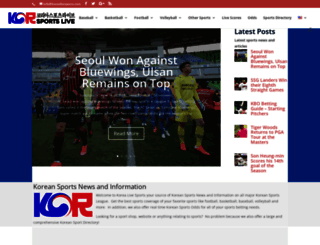 korealivesports.com screenshot